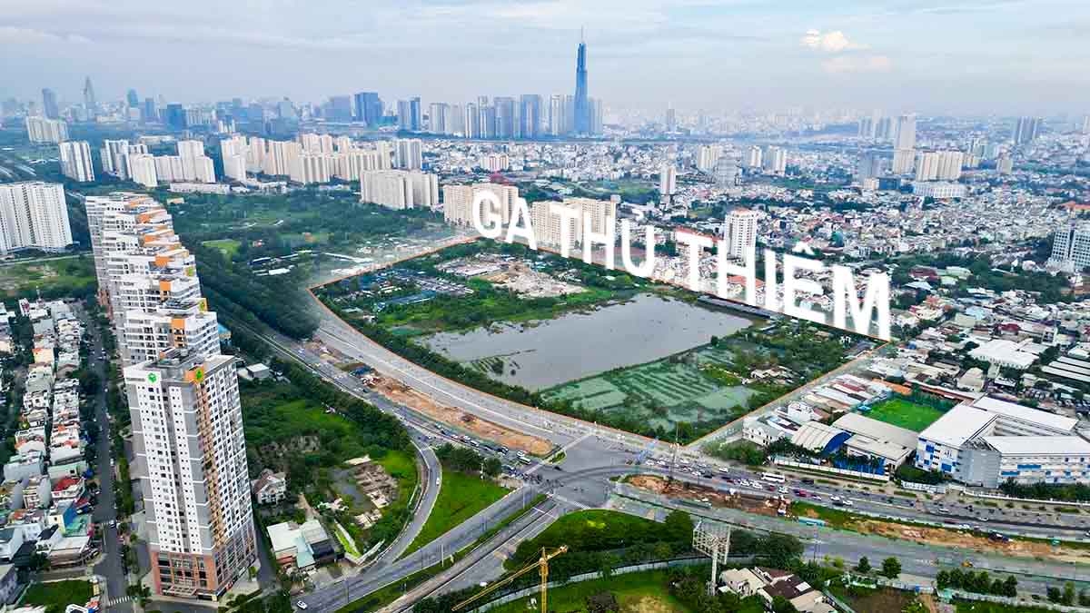 Thu Thiem Station planned as a Mega Station