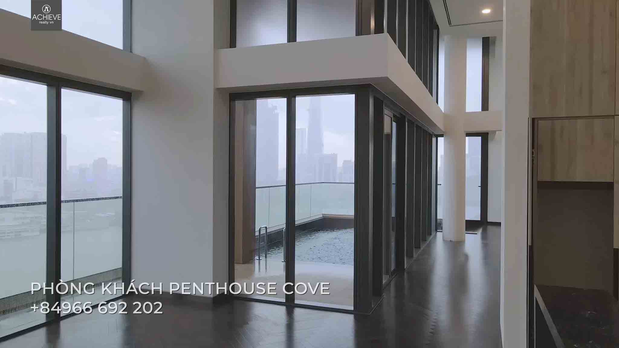Phòng khách Penthouse Cove