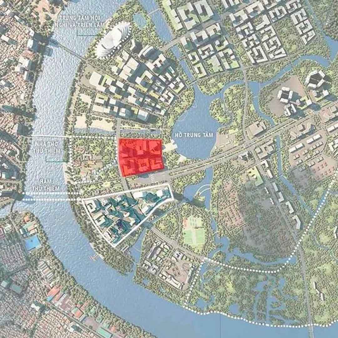 Bản đồ vị trí phân khu 2A Lotte Eco Smart City