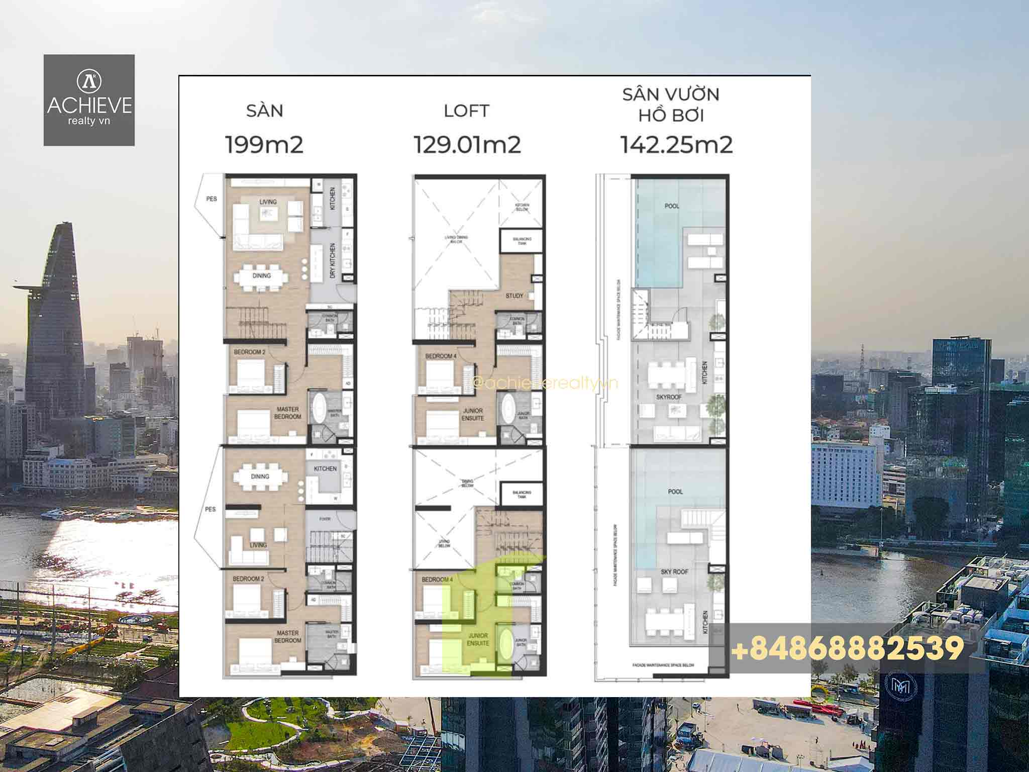 Layout Penthouse Opera Residence
