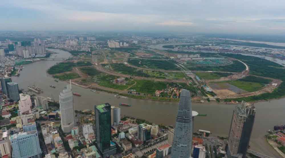 Góc nhìn thực tế khu đô thị Thủ Thiêm