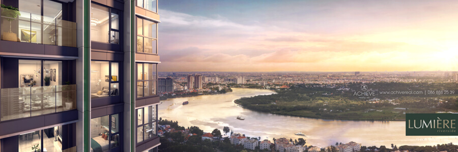View từ dự án masteri lumiere riverside