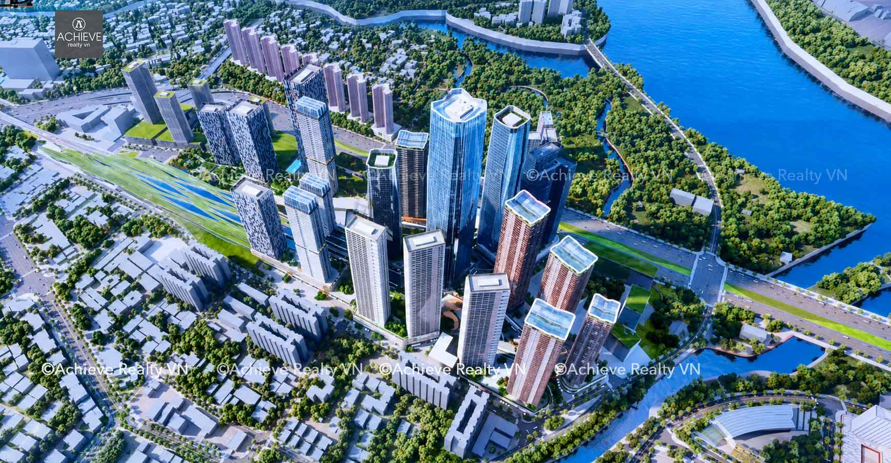 Phối cảnh Ga Thủ Thiêm