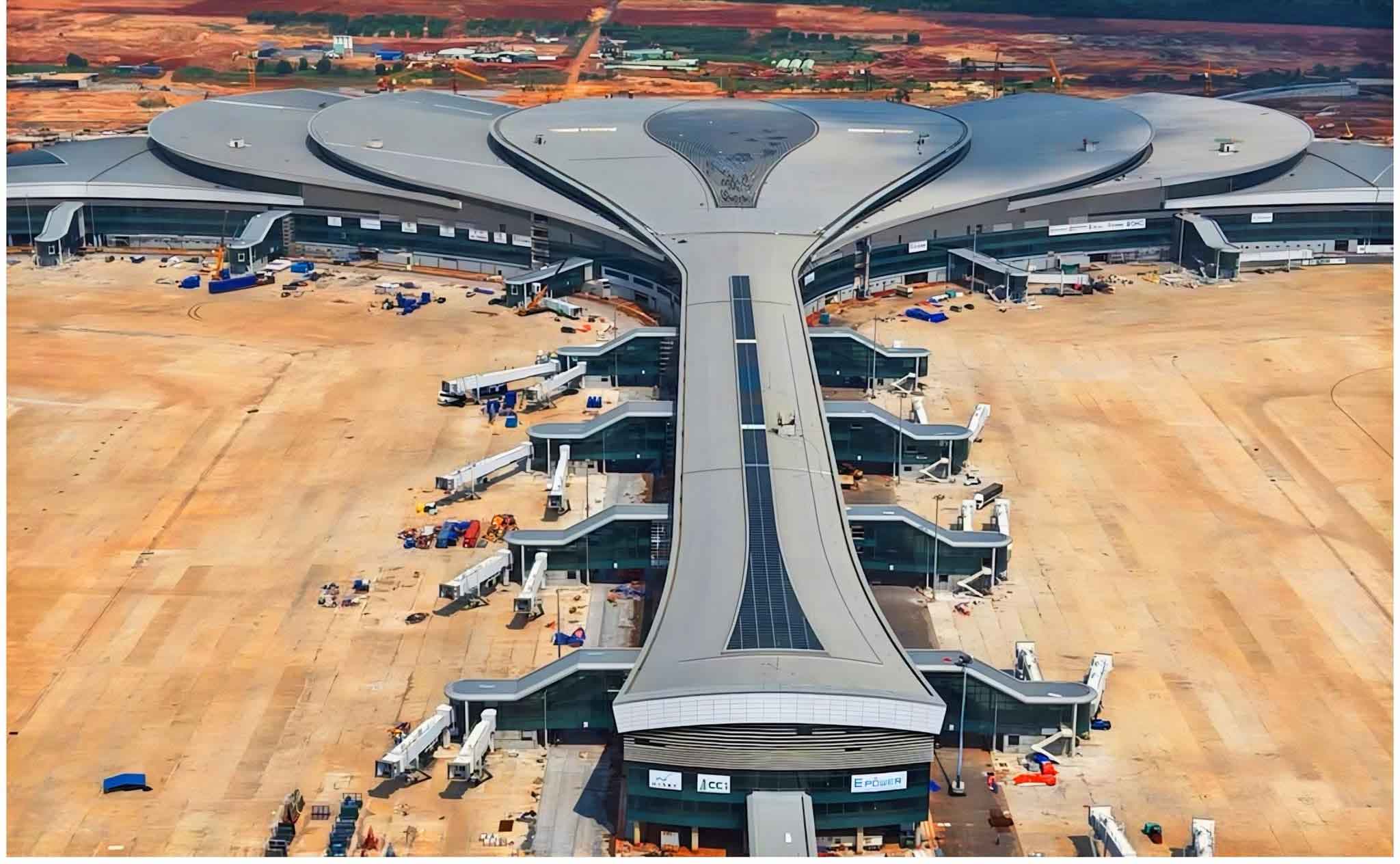 Image 1: Long Thanh Airport perspective