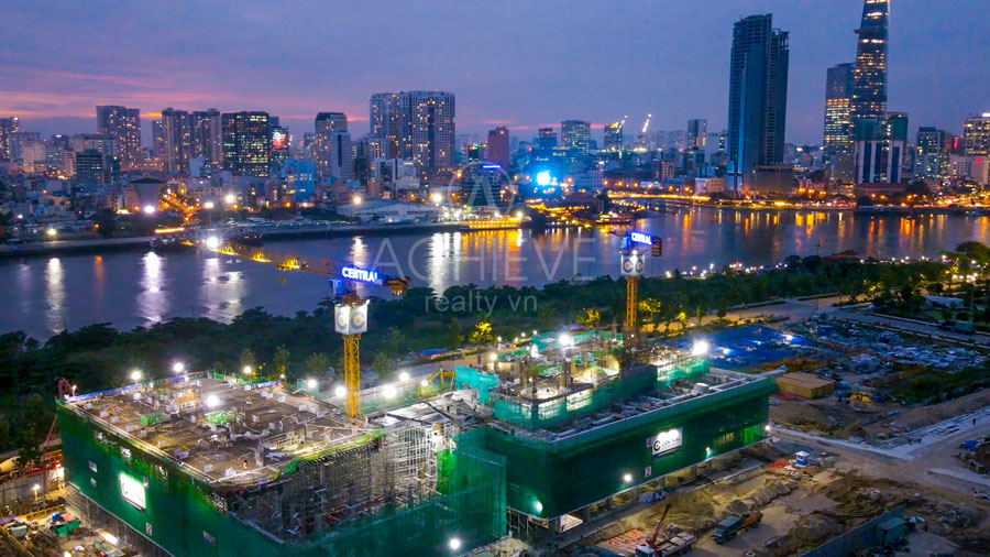 Tiến độ Cove Residences 