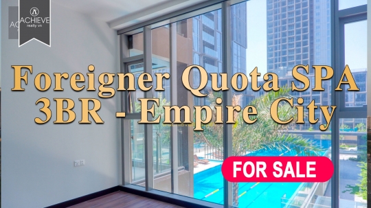 Video: Foreigner Quota SPA - Empire City For Sale 3 Bedrooms ,141m2- $707,000 | Big balcony +84868882539