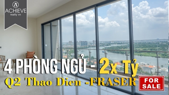 Video: Bán 4 Phòng Ngủ Q2 Thảo Điền - View sông trực diện - 181m2 - Thang máy riêng