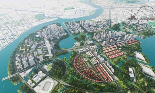 Bán đảo Thủ Thiêm - Trung tâm mới của sự phồn hoa và thịnh vượng