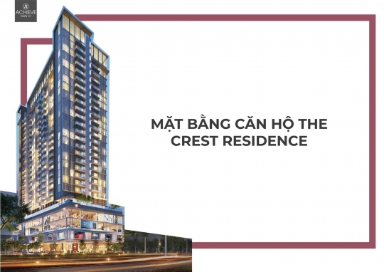 Mặt bằng căn hộ The Crest Residence