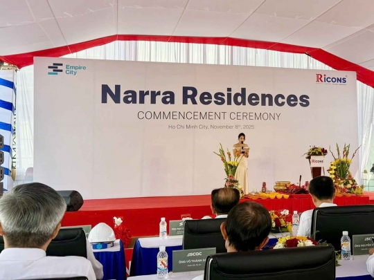 Lễ khởi công Narra Residences (MU8): Bước mới cho khu đô thị Thủ Thiêm