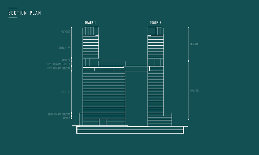 Dual Key 2 Bedroom+1  Nara Residences Tower for sale in Empire City Thu Thiem 121m2 - N1.0x.02- EC0091