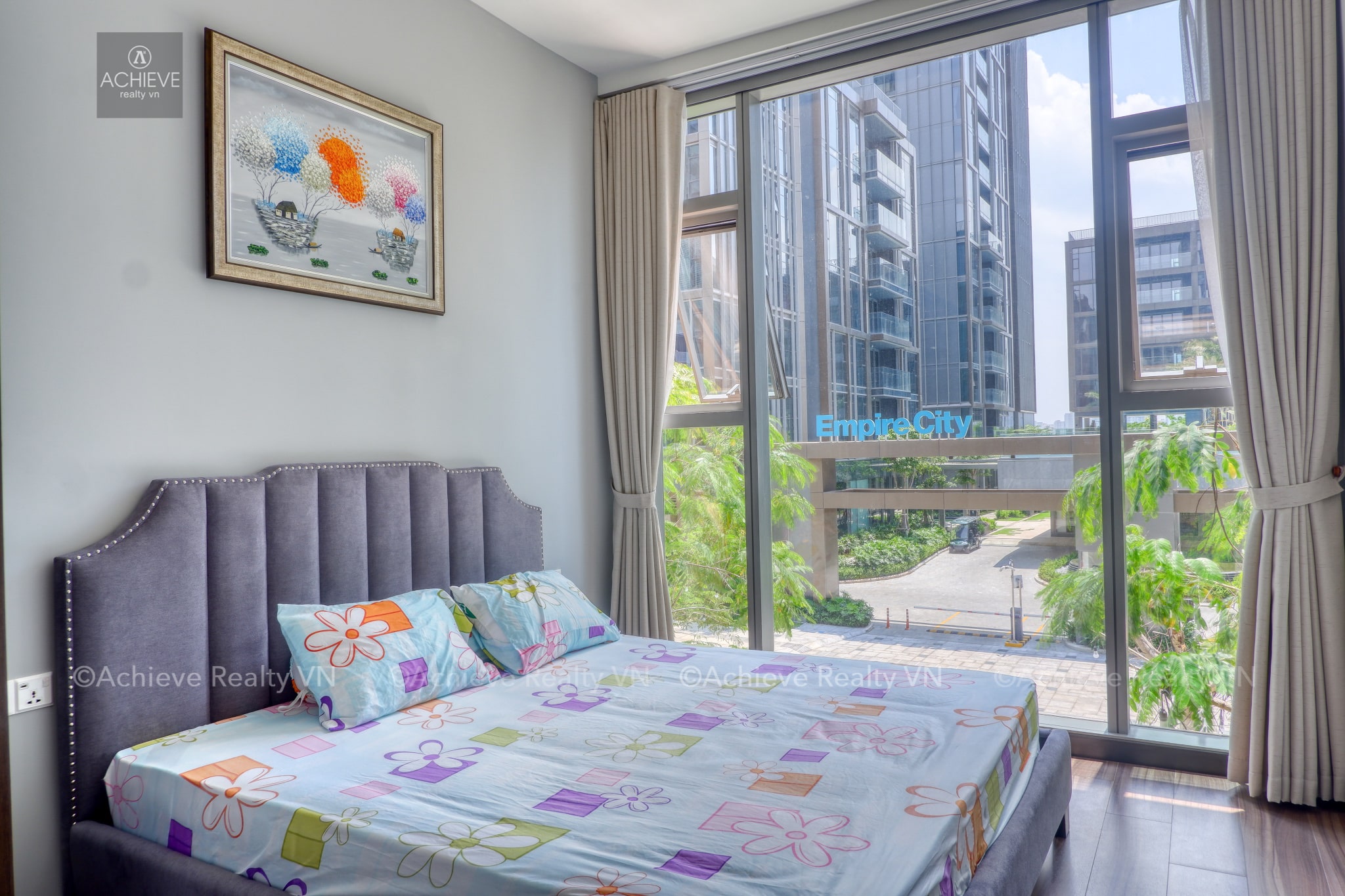 Cho thuê căn hộ Empire City tháp Tilia Residences 1 phòng ngủ đầy đủ nội thất  63m2  EC084