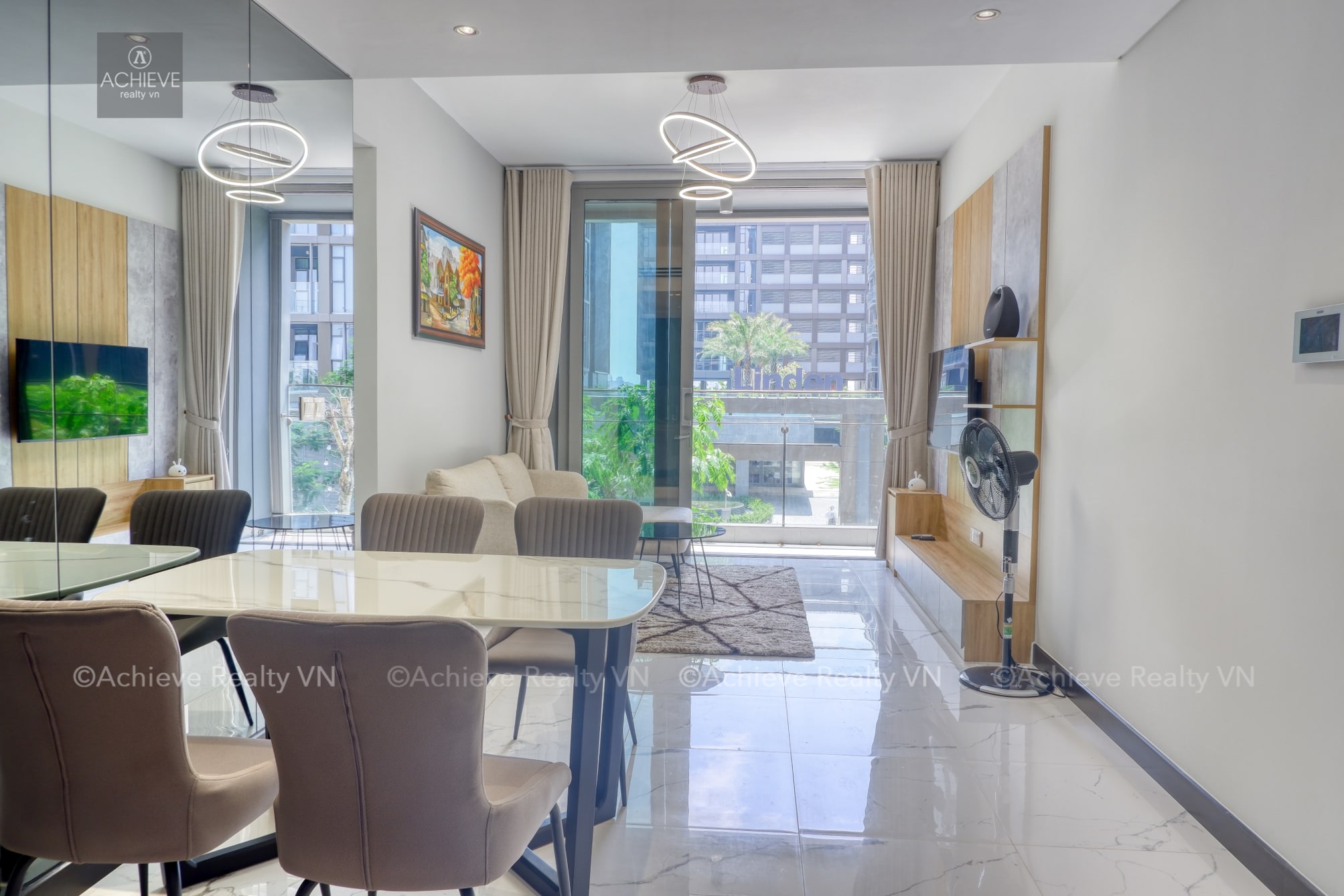 Cho thuê căn hộ Empire City tháp Tilia Residences 1 phòng ngủ đầy đủ nội thất  63m2  EC084