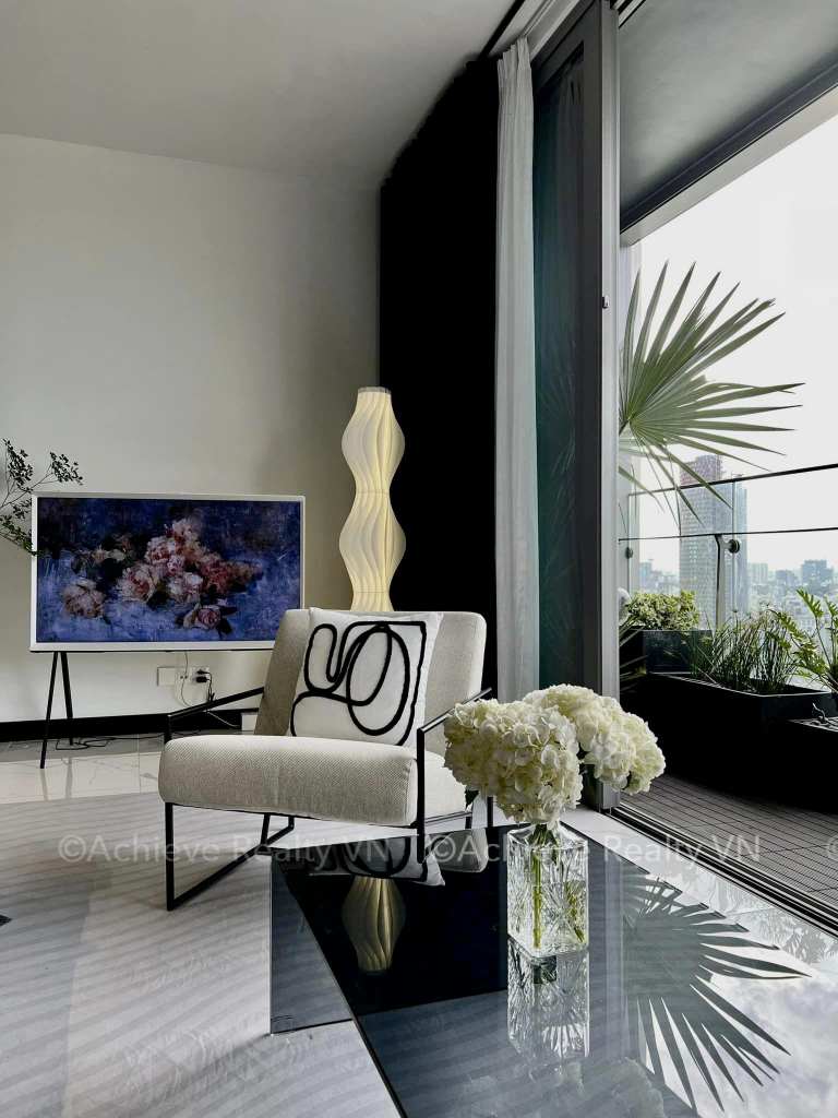 Cho thuê căn hộ Empire City tháp Tilia Residences 3 phòng ngủ đầy đủ nội thất T2C.08