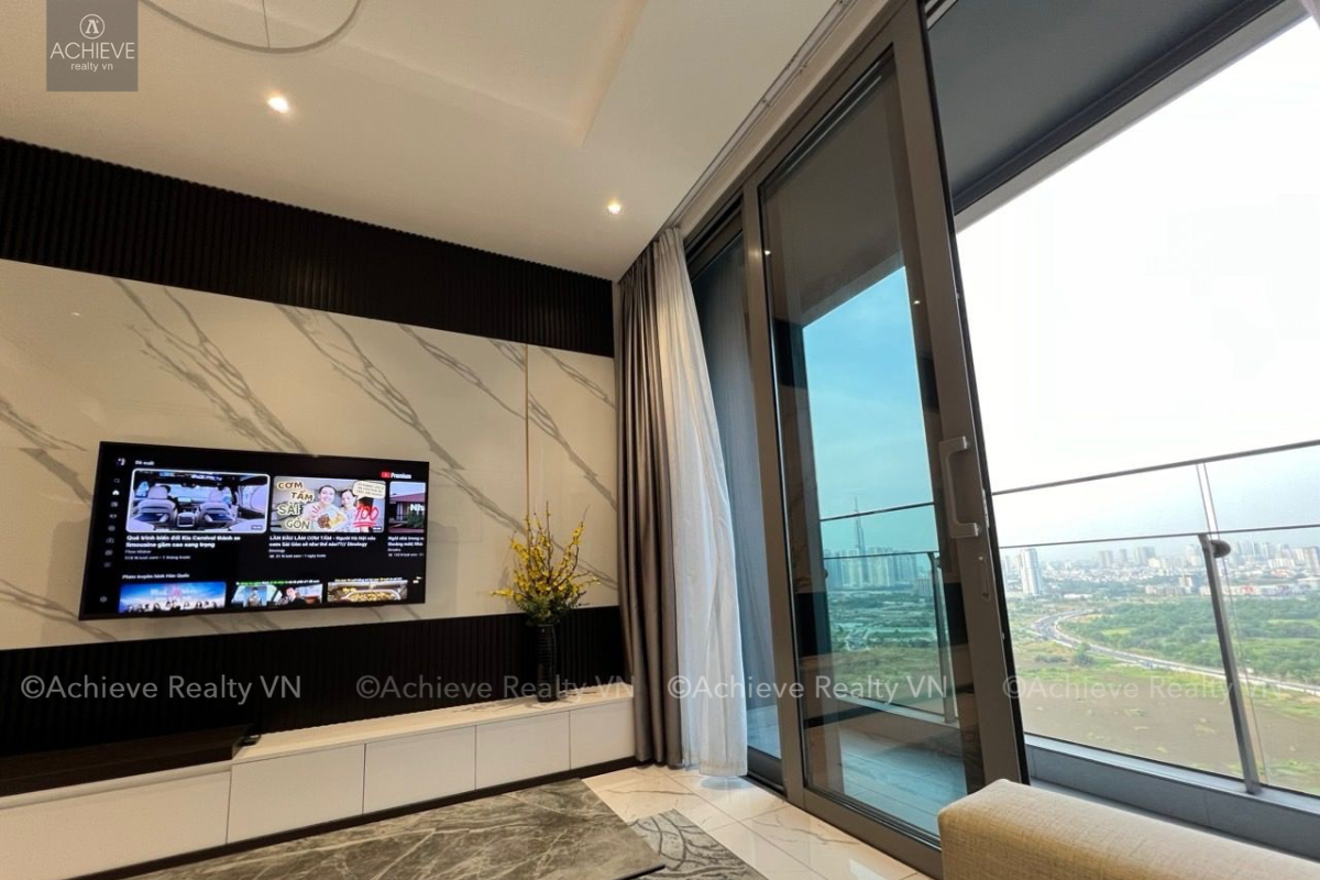 Cho thuê căn hộ 2 phòng ngủ Tilia Residences|Empire City|93m2|Bao phí quản lí và Internet