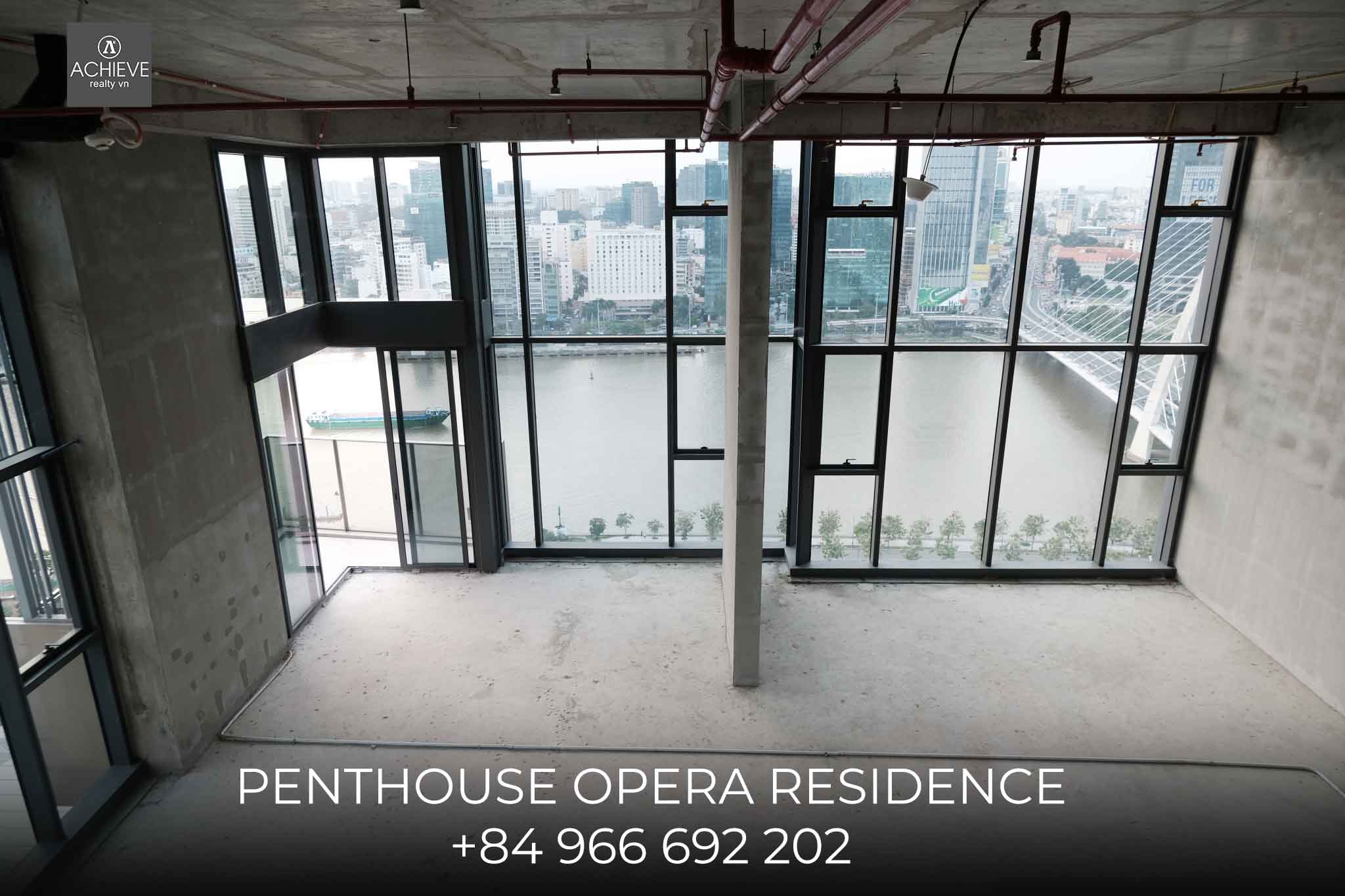 Bán Sky Villa Penthouse Opera Residence | Trực diện sông Sài Gòn | Diện tích 400m2 | Hồ Bơi sân vườn riêng