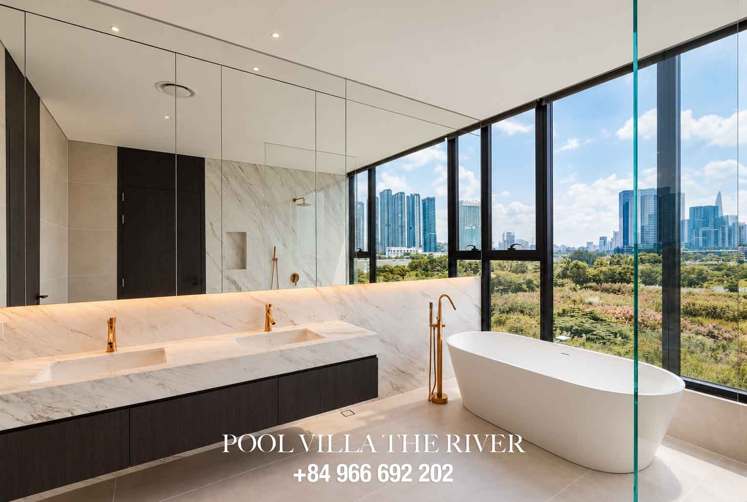 The River Thu Thiem Pool Villa for Rent: 4 Bedrooms, 380 m², Private Pool