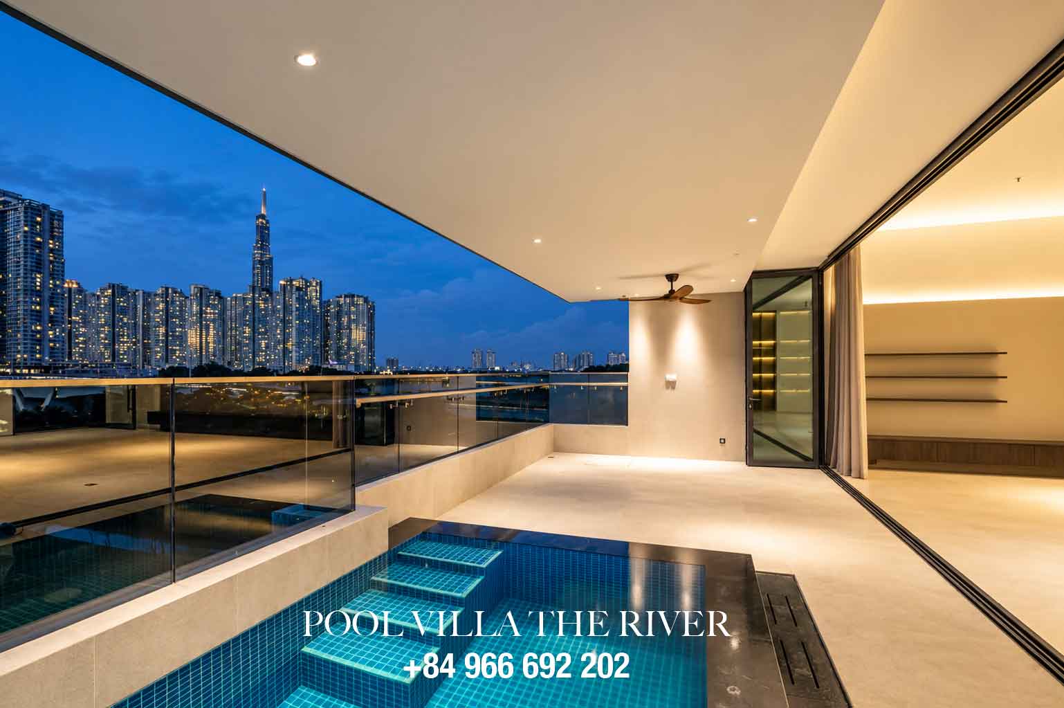 The River Thu Thiem Pool Villa for Rent: 4 Bedrooms, 380 m², Private Pool