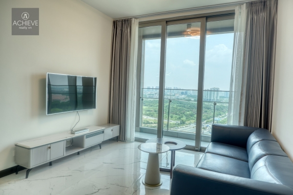 Cho thuê căn hộ Empire City tháp Linden Residences 2 phòng ngủ full nội thất 93.2m2 T1A.2x.02 EC058