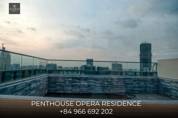 Bán Sky Villa Penthouse Opera Residence | Trực diện sông Sài Gòn | Diện tích 400m2 | Hồ Bơi sân vườn riêng