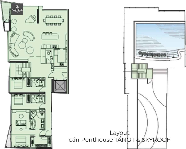 Bán Sky Villa Penthouse Opera Residence | Trực diện sông Sài Gòn | Diện tích 400m2 | Hồ Bơi sân vườn riêng