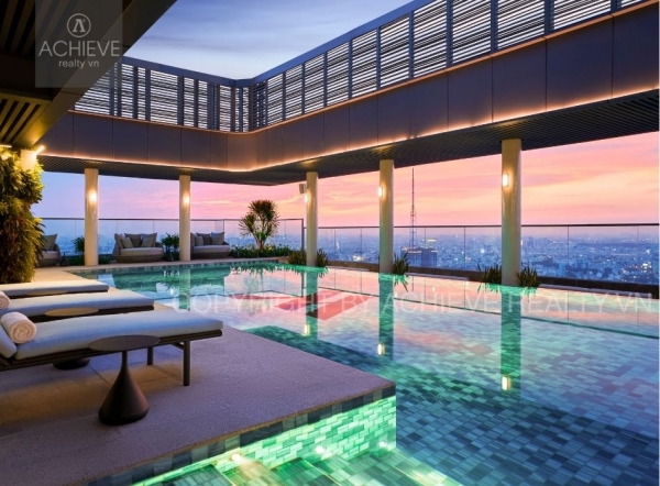 Cho thuê Căn hộ 1 Phòng Ngủ Grand Marina Saigon, Lake Tower | 63m2 | Đầy đủ nội thất | View Sông Sài Gòn | Q648240
