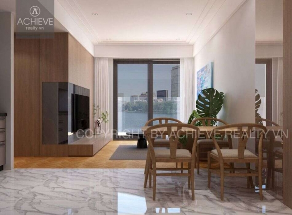 Cho thuê Căn hộ 1 Phòng Ngủ Grand Marina Saigon, Lake Tower | 63m2 | Đầy đủ nội thất | View Sông Sài Gòn | Q648238