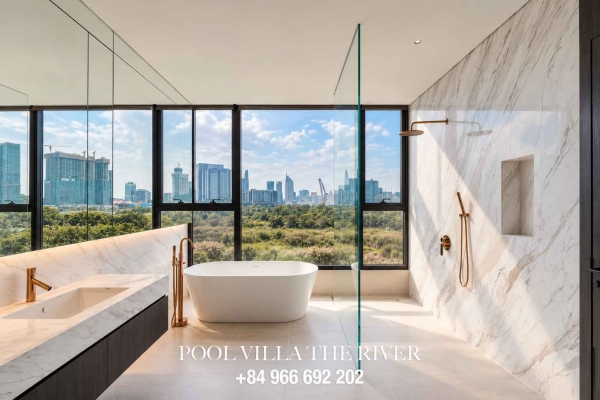The River Thu Thiem Pool Villa for Rent: 4 Bedrooms, 380 m², Private Pool