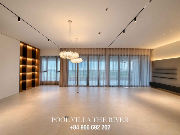 The River Thu Thiem Pool Villa for Rent: 4 Bedrooms, 380 m², Private Pool