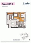 Bán 2 phòng ngủ Empire City Thủ Thiêm tháp Tilia Residences 98 m2 - T1C.1x.07  EC007
